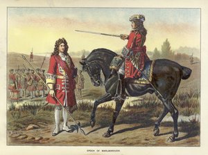 Epochs of the British Army - Epoch of Marlborough av Richard Simkin