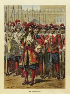 Den brittiska arméns epoker - Restaureringen av Richard Simkin