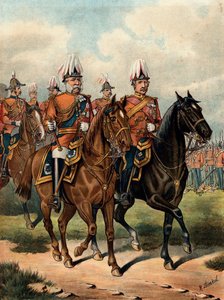 George William Frederick Charles, 2:e hertig av Cambridge, brittisk soldat, c1885 av Richard Simkin