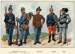 Typer av den österrikisk-ungerska armén, 1919.
