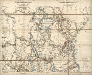 De tyska och brittiska protektoraten och intressesfärerna i Ekvatorialöst Afrika: enligt avtalen från juni 1890 av Richard; Sprigade Kiepert
