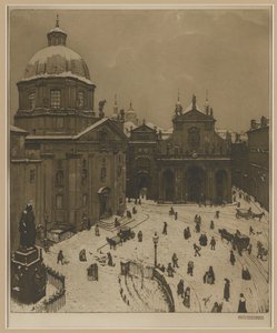 スウェーデンのプラハの Kreuzherrenplatz av Richard Teschner