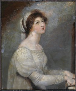 Lady Hamilton som Sankta Cecilia av Richard Westall