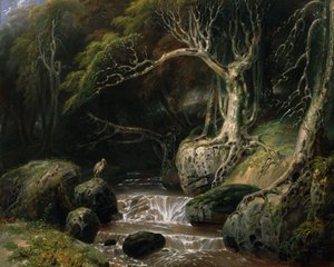 Landskap - ensamhet av Richard Westall