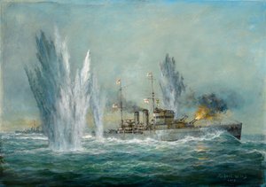 HMS Exeter deltar i Graf Spee vid slaget vid River Plate, 2009