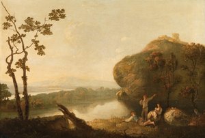 En vy nära Rom av Richard Wilson