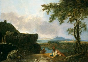 En vit munk, 1733-1782 av Richard Wilson