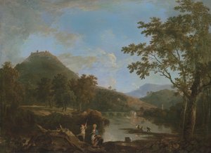 Dinas Bran från Llangollen av Richard Wilson