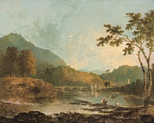Dinas Bran from Llangollen av Richard Wilson