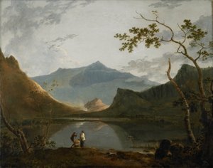 Snowdon från Llyn Nanttle (olja på duk) av Richard Wilson