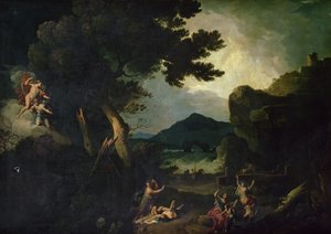 The Destruction of Niobes Children (olja på duk)