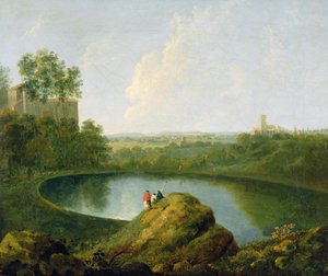 The Head of Lake Nemi (olja på duk) av Richard Wilson