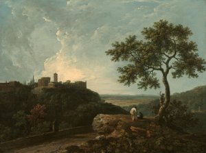 Tivoli: Sibyllans tempel och Campagnan av Richard Wilson