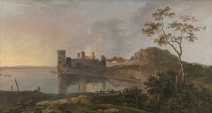 En sommarkväll (Caernarfon Castle)