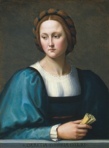 Lucrezia Sommaria, ca. 1510. av Ridolfo Ghirlandaio