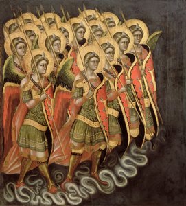The Heavenly Militia, ca 1348-54 (tempera på panel)