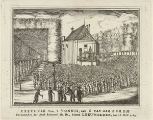 Avrättning av Cornelis van den Burgh, 1789 Avrättning av 