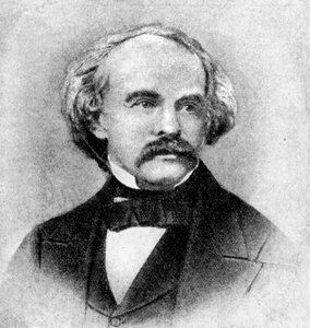 Nathaniel Hawthorne, författare till Tanglewood Tales, 1923.