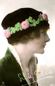 Lily Elsie 1886-1962, engelsk skådespelerska, tidigt 1900-tal.