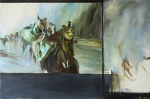 Efter Open Range, 2015 (akvarell)