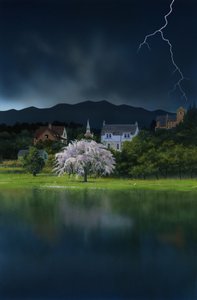 The Cruelest Month, 2008 (Akryl på kartong) av Rob Wood