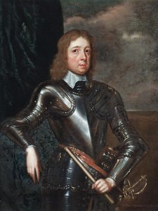Porträtt av William, 2:e hertigen av Somerset (olja på papper, upplagd på duk) av Robert (after) Walker