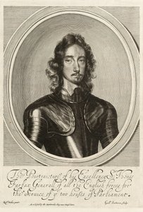 Sir Thomas Fairfax, ca 1645 (gravyr) av Robert (after) Walker