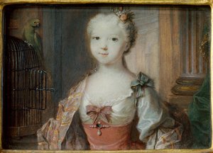 Mademoiselle de Ruffec av Robert (attr. to) Mussard
