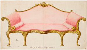 Soffa för Sir Lawrence Dundas av Robert Adam