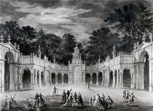 The Illuminations på Buckingham House för att fira George III:s födelsedag av Robert Adam
