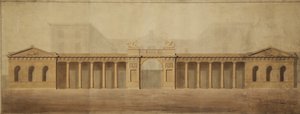 Den gamla amiralitetsskärmen, sent 1700-tal. av Robert Adam