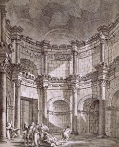 Jupiters tempel, pub. 1764. av Robert Adam