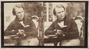 Stereografiskt porträtt av Dr John Adamson