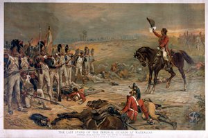 De kejserliga vakternas sista ställning vid Waterloo, General Hill uppmanar fienden att kapitulera