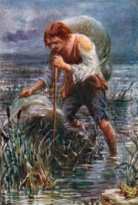 The Slough of Despond (färglitografi)