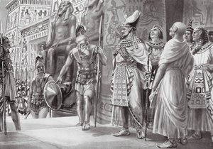 Agesilaus i Egypten (litografi) av Robert Ambrose Dudley