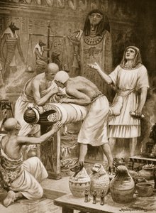 Balsamerar de döda, illustration från 