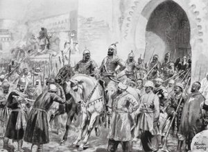 Turkarnas intåg i Bagdad av Robert Ambrose Dudley