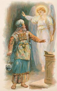 Zacharius och ängeln av Robert Ambrose Dudley