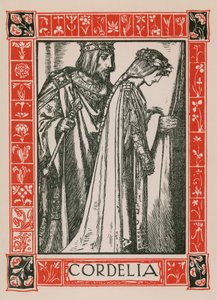 Cordelia, kung Lear av Robert Anning Bell
