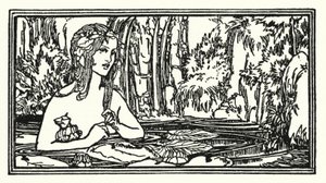 Illustration till dikter av John Keats: Endymion (litho) av Robert Anning Bell