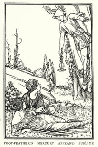 Illustration till dikter av John Keats: Endymion (litho)