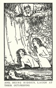 Illustration till dikter av John Keats: Endymion (litho) av Robert Anning Bell
