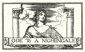 Illustration till dikter av John Keats: Ode To A Nightingale (litho)