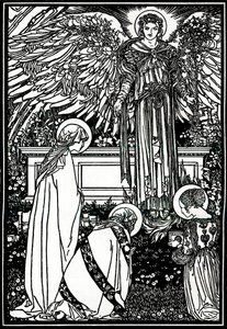 Illustration till Altarboken, 1892, 1897 av Robert Anning Bell