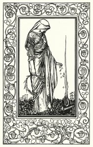 Shelley: Adonais (litografi) av Robert Anning Bell