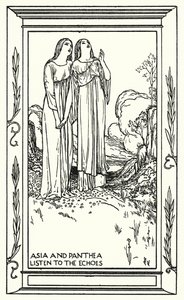 Shelley: Prometheus Unbound (litografi) av Robert Anning Bell