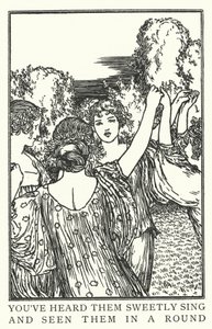 Du har hört dem sjunga sött och sett dem i en runda (litho) av Robert Anning Bell