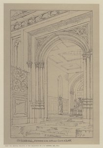 Ingång till de olika domstolarna, Guildhall, City of London