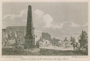 Ingång till London vid obelisken på Surrey Road av Robert Blemell Schnebbelie